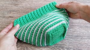 Впервые вяжу ПЯТКУ ДЛЯ ПРЯМОУГОЛЬНЫХ СЛЕДКОВ ?