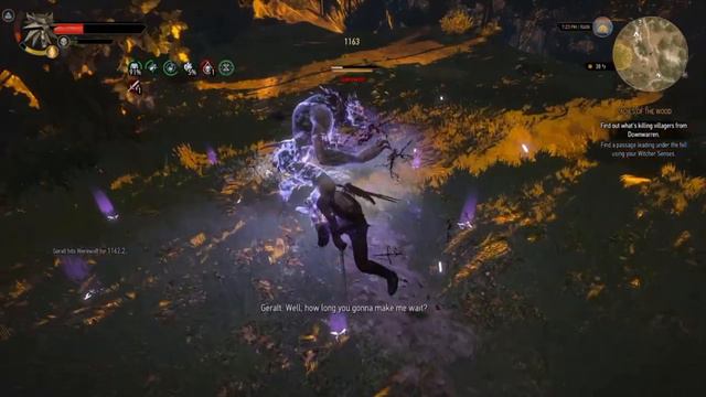 Witcher 3 Enhanced Edition hard mode #6: drowners, hags, foglets, a werewolf and an earth elemental смотреть онлайн