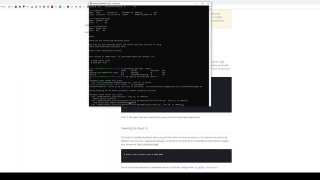 Set up HashiCorp Vault using a Helm chart in Kubernetes смотреть онлайн