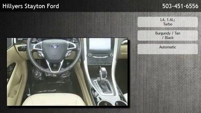 2013 Ford Fusion SE 1.6L EcoBoost - Aumsville смотреть онлайн