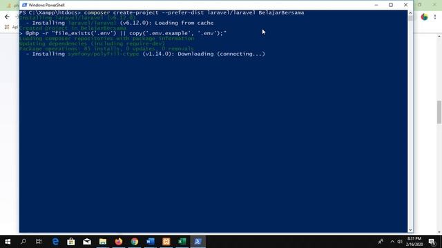 Cara Install Laravel 6 | Tutorial Part 1 смотреть онлайн