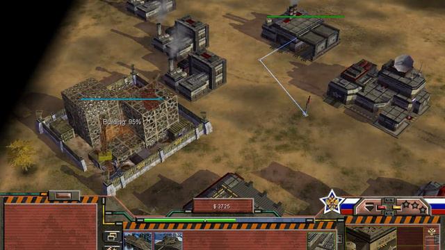 Command and Conquer - Generals Zero Hour(ROTR MOD)RUSSIA VS USA смотреть онлайн