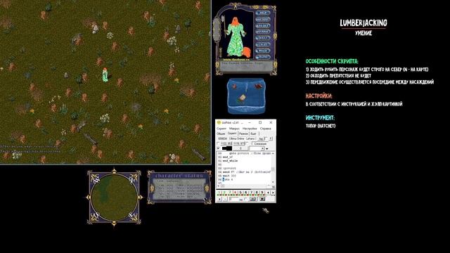 Как прокачать это умение - Lumberjacking (Ultima Online, шард - The Abyss) смотреть онлайн