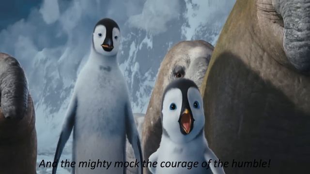 Happy Feet 2 Erik's Opera in English and English lyrics!!! HD смотреть онлайн