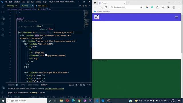 Fixed Navbar | Sticky | React and Tailwindcss | Development Journey смотреть онлайн