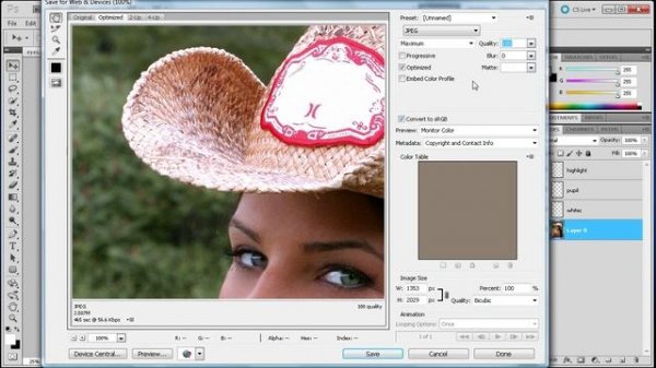 Photoshop Tutorial: Optimize Images For the Web -HD-