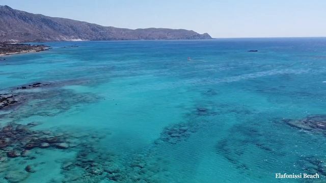 Elafonissi Beach. Crete. Greece. смотреть онлайн
