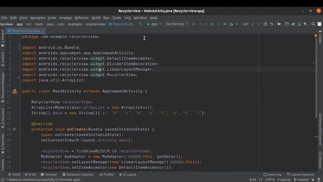 ANDROID - RECYCLERVIEW WITH ONCLICK LISTENER TUTORIAL IN JAVA смотреть онлайн