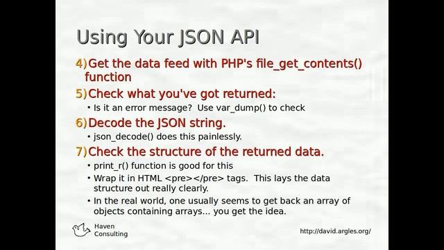 Building a Website 5: Using a JSON datafeed смотреть онлайн
