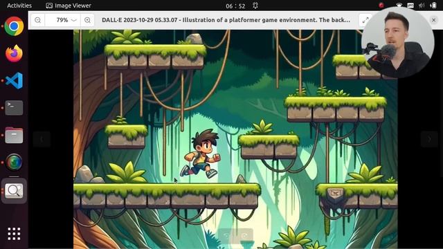 2D Game in C with AI Generated Graphics (ChatGPT DALL-E 3) w/ Raylib + Bad Math смотреть онлайн