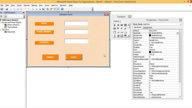 How to Create Userform in Excel VBA ||MS-Excel Telugu Tutorials смотреть онлайн