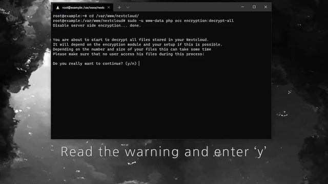 How to disable Server side Encryption in Nextcloud смотреть онлайн