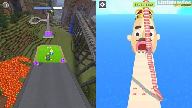 Going Balls | Sandwich Runner - All Level Gameplay Android,iOS - NEW APK UPDATE смотреть онлайн