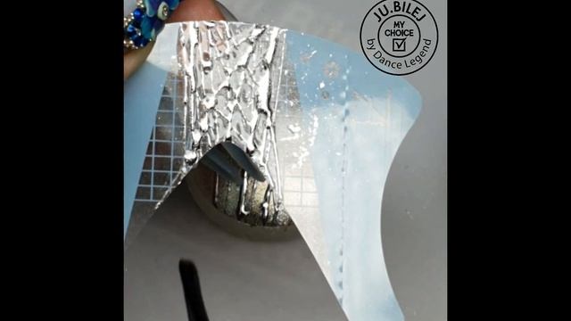 серебряные нити. паутина с фольгой. верхние формы,вкладной френч, на матовый фон глянцевый декор. смотреть онлайн