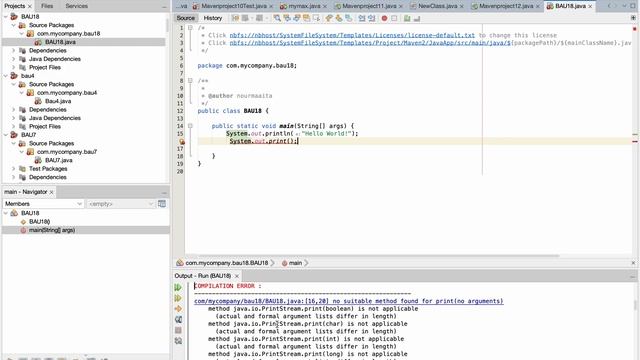 {main Method//Print Text{java смотреть онлайн