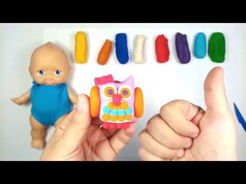 How to Make Cute Girl Owl With PLAY-DOH смотреть онлайн