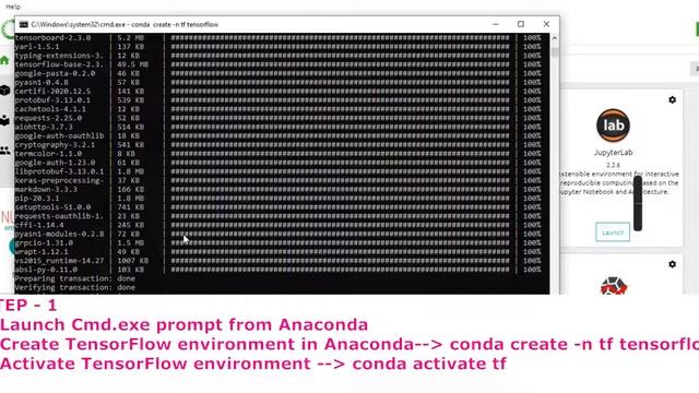 AI/ML Image & Video Changes - Step 1 - Install TensorFlow In Anaconda смотреть онлайн