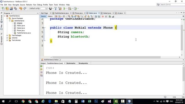 Inheritance & Constructor Of Class In JAVA #158 смотреть онлайн