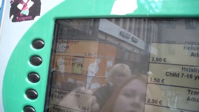Хельсинки. Как купить билет. Билетный автомат - инструкция по пользованию смотреть онлайн