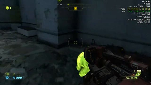 HP Pavilion Gaming 16-a0018ur Doom Eternal gameplay смотреть онлайн