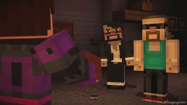 Minecraft Story Mode Episode 6 Gameplay Walkthrough Part 1 - No Commentary смотреть онлайн