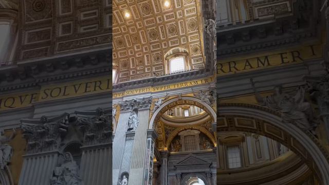 Базилика Святого Петра. Рим.Ватикан Однозначно стоит подняться на крышу, стоит около 8 евро. смотреть онлайн