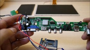 Как подключить матрицу 7" к универсальному скалеру