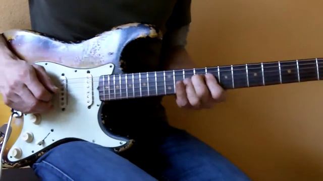 Smooth and slow Ballad on a 1962 Fender Stratocaster Guitar смотреть онлайн