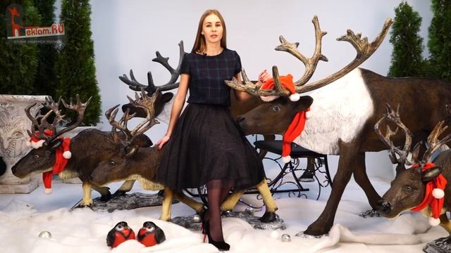 Объемные фигуры для оформления ? Декоративные фигуры оленей из стеклопластика 2018 смотреть онлайн