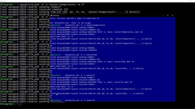 Installation et utilisation du protocole MQTT sur Raspberry Pi смотреть онлайн