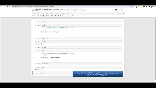 Python Series | Lesson 6 смотреть онлайн