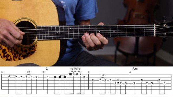 David Rawlings Style Solos - Intermediate Guitar Lesson - Key of G