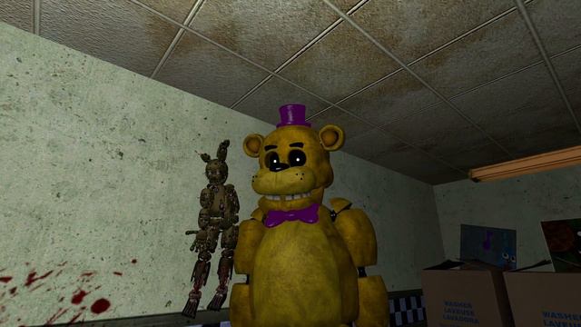 Gmod FNAF | The Return Of Springtrap! смотреть онлайн