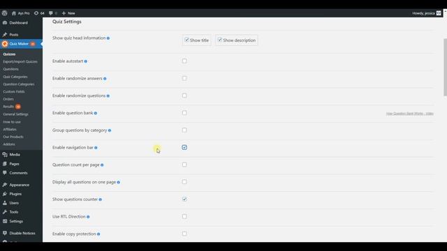 How to Add Navigation Bar to WordPress Quiz Plugin смотреть онлайн