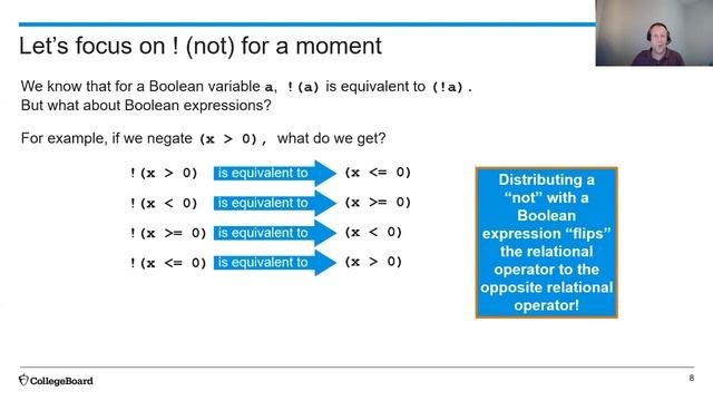 AP CSA 3.6 Day 1 - Equivalent Boolean Expressions смотреть онлайн