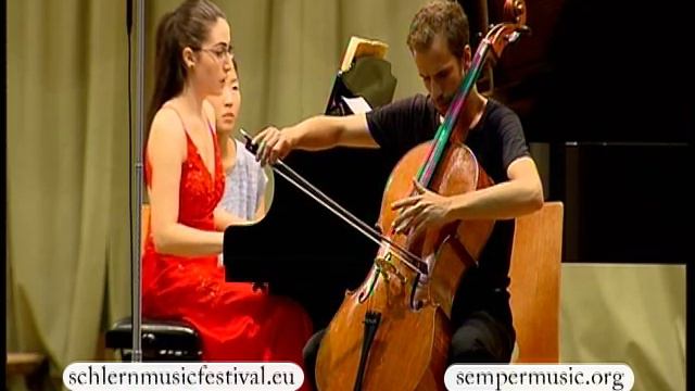 2012 Schlern Music Festival -- B. Truchi, S. Barseghyan -- Tchaikovsky: Rococo Variations (fragm.) смотреть онлайн