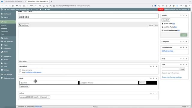 @seobookpro #SEO #Plugin for #WordPress - Structured Data Markup FAQPage Meta Box for Single Posts смотреть онлайн