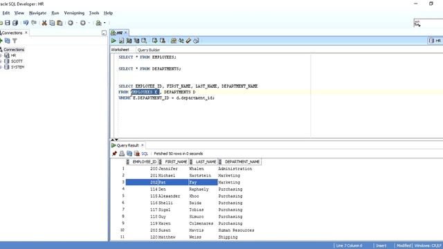 OUTER JOIN IN ORACLE SQL WITH EXAMPLE (LEFT / RIGHT/ FULL OUTER JOIN) смотреть онлайн