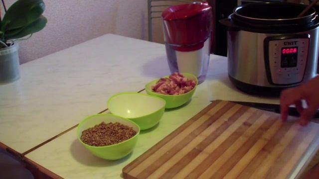 Греча с мясом в мультиварке. смотреть онлайн