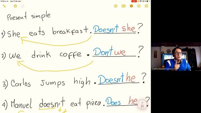 Tag Questions Present Simple YT смотреть онлайн