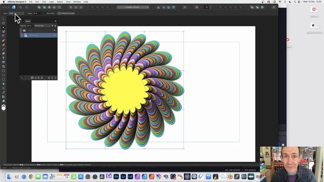 Affinity Designer 2 : WARP Multi Shapes + 3D Quick Tip HOW TO смотреть онлайн