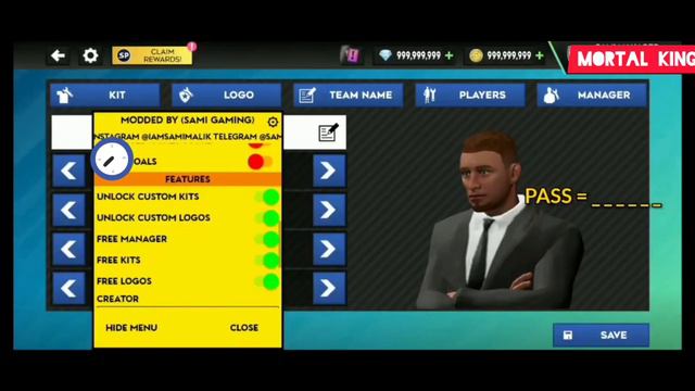 DLS 23 mod apk! Unlimited coins and jems#dls23hack смотреть онлайн