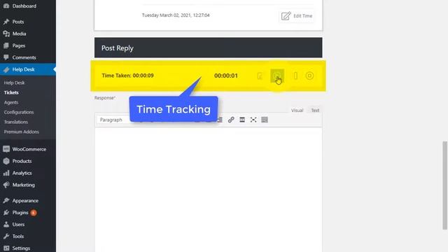How to use time tracking in the best Help Desk plugin for WordPress смотреть онлайн