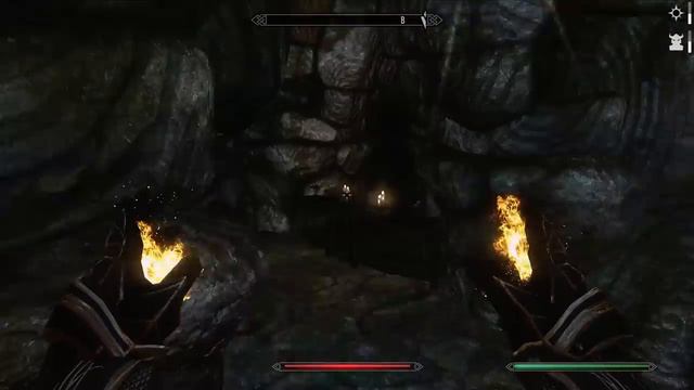 Прохождение Skyrim с Модами #4 - Dawnguard [ Красноводный источник ] смотреть онлайн
