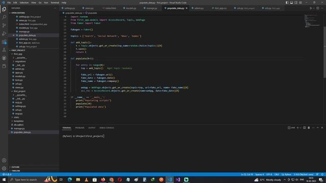 Django | MALAYALAM TUTORIAL | 13 - FAKER LIBRARY | Python Web Framework смотреть онлайн