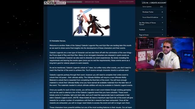 ALL Galactic Legends Kylo + Rey Requirements Revealed! Zeta 2.0 Incoming! PALPATINE REWORK PLEASE!? смотреть онлайн