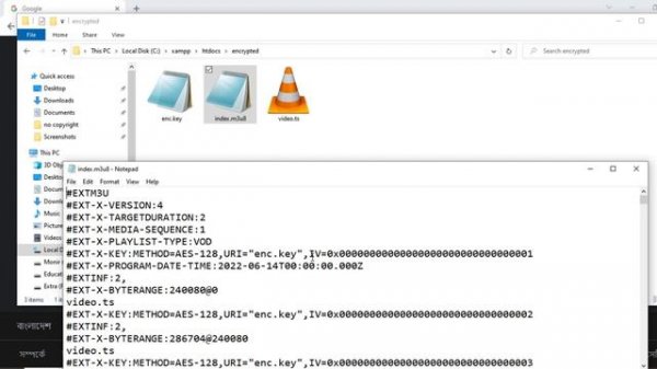 how to play encrypted video | playing encrypted HLS content