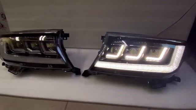 Фары Land Cruiser 200 2012 - 2015 под дизайн LC 300 смотреть онлайн