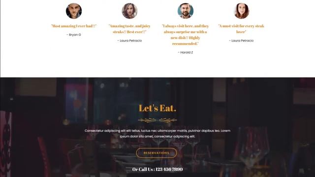 Restaurant (Steak BBQ Style) Website Design Using A "Ready-To-Go" Wordpress Theme смотреть онлайн