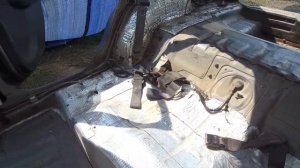 Nissan Wingroad y11 Замена порогов и арок и д.р., начало, Часть №1